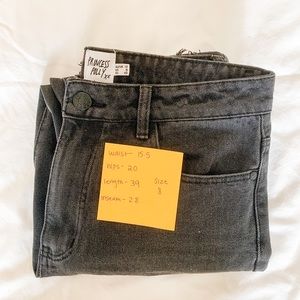 Princess Polly Black Jeans